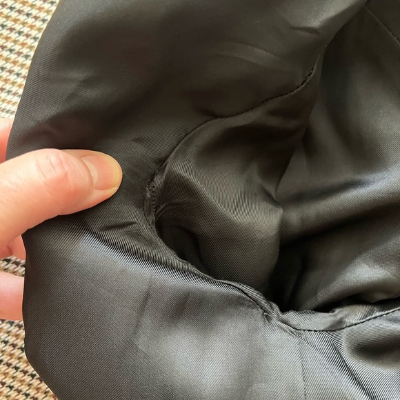 Zara Brown and Black Houndstooth Blazer women’s S - Picture 7 of 11